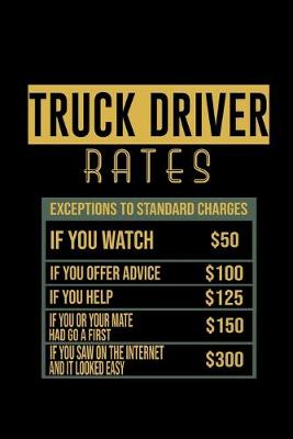 Book cover for Truck driver rates