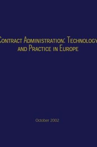 Cover of Contract Administration