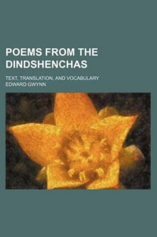 Cover of Poems from the Dindshenchas; Text, Translation, and Vocabulary