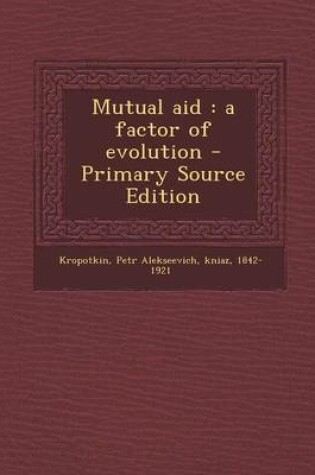 Cover of Mutual Aid