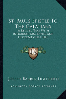 Book cover for St. Paul's Epistle to the Galatians St. Paul's Epistle to the Galatians
