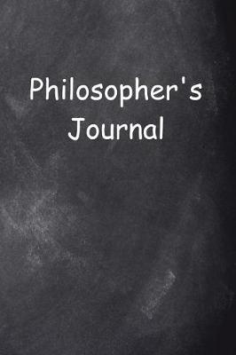 Book cover for Philosopher's Journal Chalkboard Design