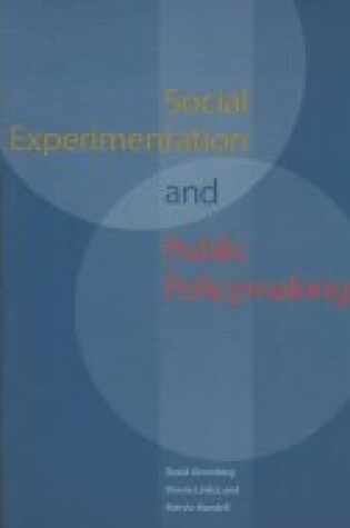 Cover of Social Experimentation and Public Policy