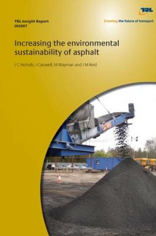 Cover of Increasing the Environmental Sustainability of Asphalt