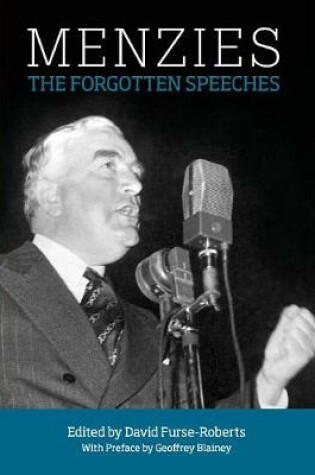 Cover of Menzies: The Forgotten Speeches