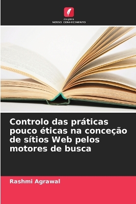 Book cover for Controlo das práticas pouco éticas na conceção de sítios Web pelos motores de busca