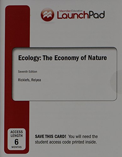 Book cover for LP for Ecology Economy of Nature 7e