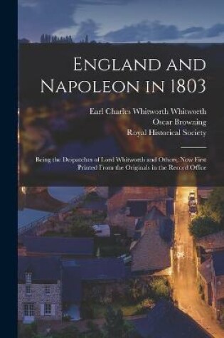 Cover of England and Napoleon in 1803