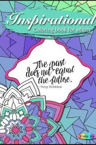 Cover of Inspirational Coloring Book For Adults