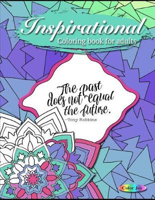 Book cover for Inspirational Coloring Book For Adults