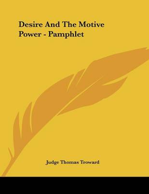 Book cover for Desire and the Motive Power - Pamphlet