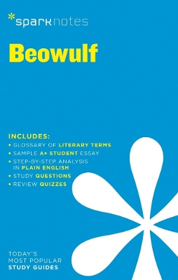 Book cover for Beowulf SparkNotes Literature Guide