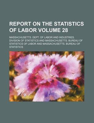 Book cover for Report on the Statistics of Labor Volume 28