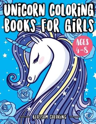 Book cover for Unicorn Coloring Books for Girls 4-8