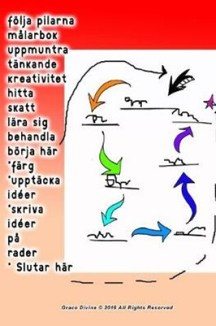 Cover of foelja pilarna malarbok uppmuntra tankande kreativitet hitta skatt lara sig behandla boerja har *farg *upptacka ideer *skriva ideer pa rader * Slutar har