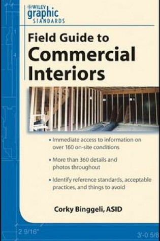 Cover of Graphic Standards Field Guide to Commercial Interiors