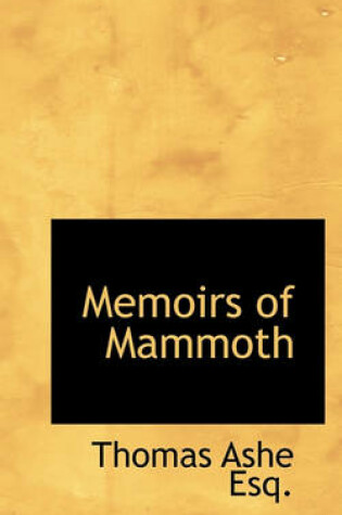 Cover of Memoirs of Mammoth