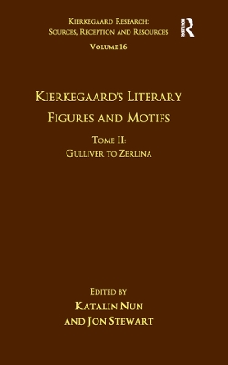 Cover of Volume 16, Tome II: Kierkegaard's Literary Figures and Motifs