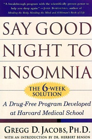 Cover of Say Good Night to Insomnia