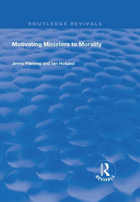 Book cover for Motivating Ministers to Morality
