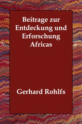 Book cover for Beitrage Zur Entdeckung Und Erforschung Africas