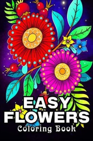 Cover of Easy Flowers Coloring Book