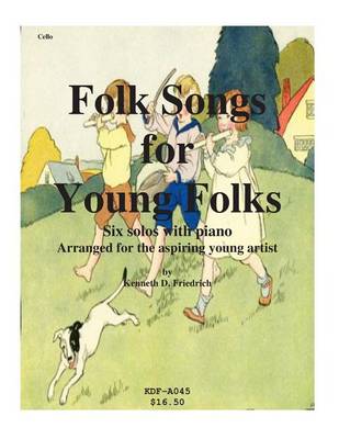 Book cover for Folks Songs for Young Folks - cello and piano