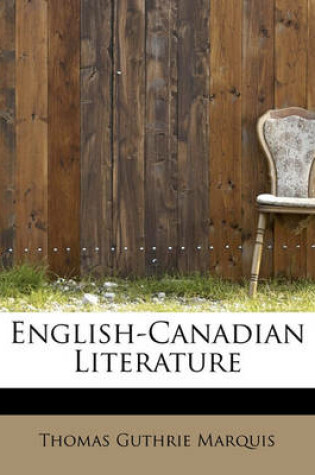 Cover of English-Canadian Literature