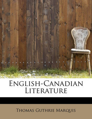 Book cover for English-Canadian Literature