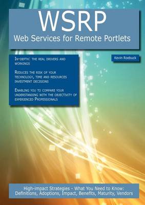 Book cover for Wsrp - Web Services for Remote Portlets