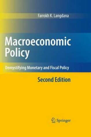 Cover of Macroeconomic Policy