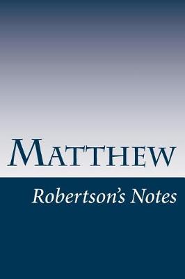 Book cover for Matthew