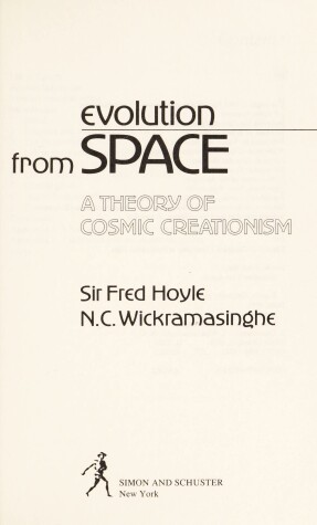 Book cover for Evolution from Space