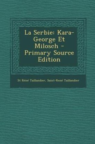 Cover of La Serbie