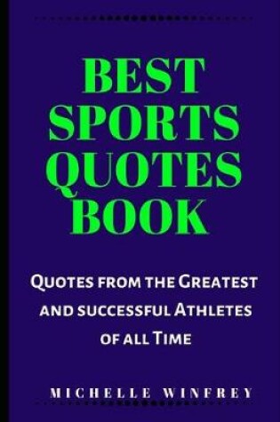 Cover of Best Sports Quotes Book
