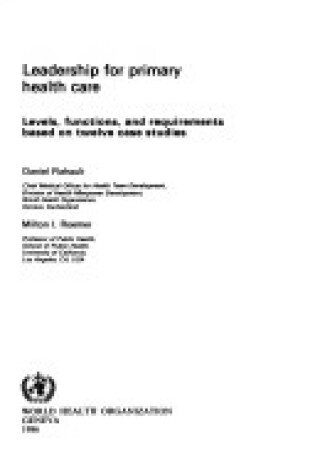 Cover of Leadership for Primary Health Care