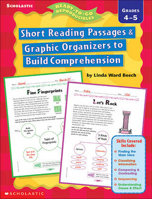 Cover of Short Reading Passages & Graphic Organizers to Build Comprehension: Grades 4-5 -Do Not Use, Refreshed as 0-545-23456-5