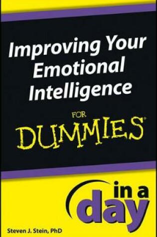 Cover of Improving Your Emotional Intelligence In a Day For Dummies