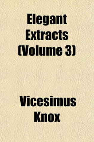 Cover of Elegant Extracts (Volume 3)