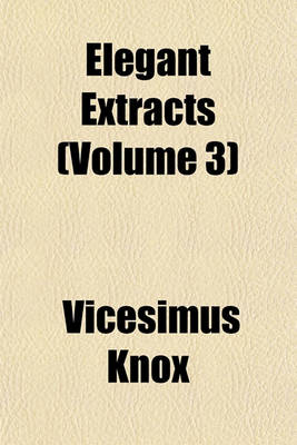 Book cover for Elegant Extracts (Volume 3)