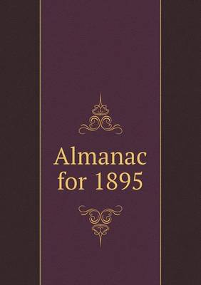 Book cover for Almanac for 1895