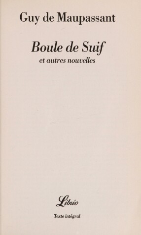 Book cover for Boule de Suif - 27 -