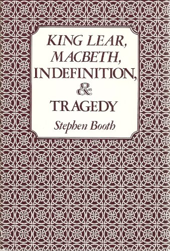 Book cover for "King Lear", "Macbeth", Indefinition and Tragedy