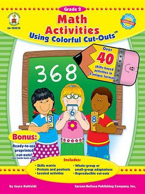 Book cover for Math Activities Using Colorful Cut-Outs, Grade 2