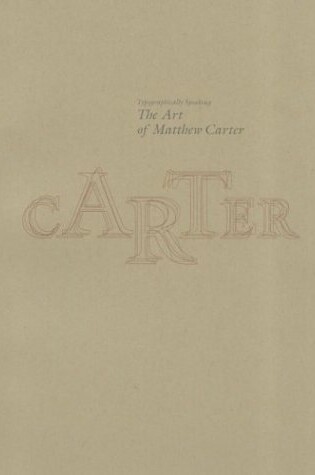 Cover of The Art of Matthew Carter