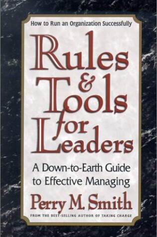 Cover of Rules & Tools for Leaders