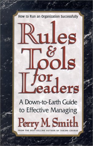 Book cover for Rules & Tools for Leaders