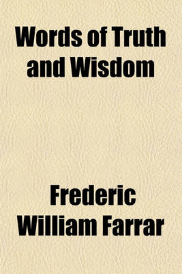 Book cover for Words of Truth and Wisdom