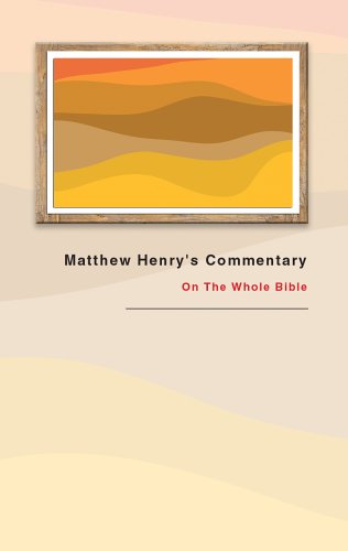 Book cover for Matthew Henrys 1 Vol Comm Bible