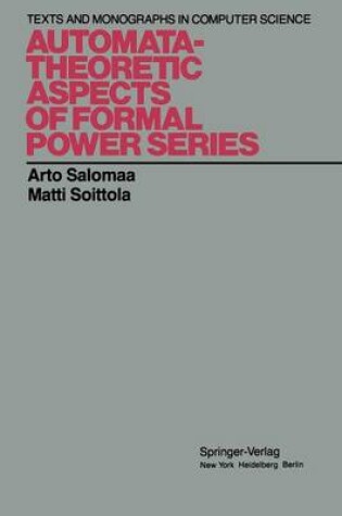 Cover of Automata-Theoretic Aspects of Formal Power Series